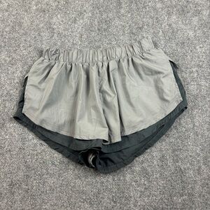 Free People Gray and Black Athletic Shorts